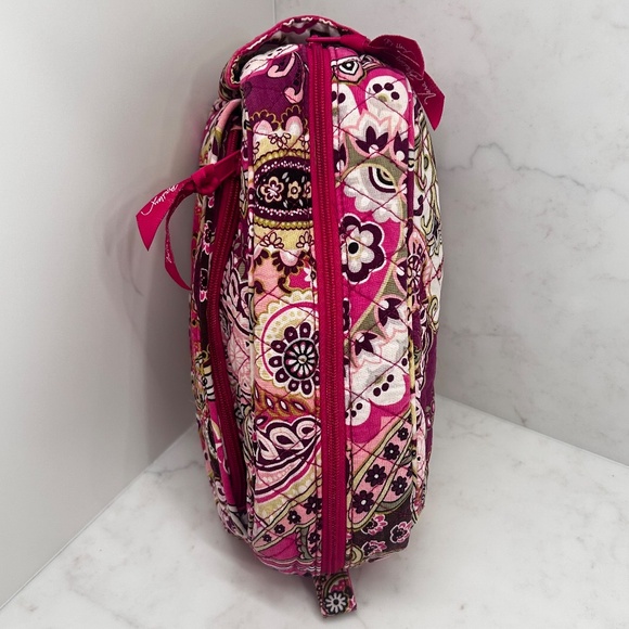 Vera Bradley - Very Berry Paisley - Double Zip Cosmetic Bag - Retired Pattern - Picture 3 of 6